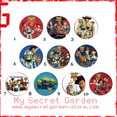 Toy Story 2 - Pinback Button Badge Set ( or Hair Ties / 4.4 cm Badge / Magnet / Keychain Set )